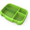 imageBentgo Fresh Tray Green with Transparent Cover  Reusable BPAFree 4Compartment Meal Prep Container with BuiltIn Portion Control for Healthy AtHome Meals and OntheGo LunchesGreen