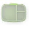 imageBentgo Fresh Tray Green with Transparent Cover  Reusable BPAFree 4Compartment Meal Prep Container with BuiltIn Portion Control for Healthy AtHome Meals and OntheGo LunchesGreen