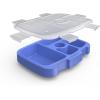 imageBentgo Kids Brights Tray Violet with Transparent Cover  Reusable BPAFree 5Compartment Meal Prep Container with BuiltIn Portion Control for Healthy AtHome Meals and OntheGo LunchesViolet