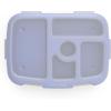 imageBentgo Kids Brights Tray Violet with Transparent Cover  Reusable BPAFree 5Compartment Meal Prep Container with BuiltIn Portion Control for Healthy AtHome Meals and OntheGo LunchesViolet