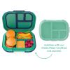 imageBentgo Kids Chill Tray with Transparent Cover  Reusable BPAFree 4Compartment Meal Prep Container with BuiltIn Portion Control for Healthy OntheGo Lunches Confetti Edition Vivid OrchidGreenNavy