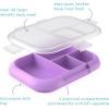 imageBentgo Kids Chill Tray with Transparent Cover  Reusable BPAFree 4Compartment Meal Prep Container with BuiltIn Portion Control for Healthy OntheGo Lunches Confetti Edition Vivid OrchidVivid Orchid Speckle