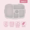 imageBentgo Kids Tray with Transparent Cover  Reusable BPAFree 5Compartment Meal Prep Container with BuiltIn Portion Control for Healthy Meals At Home ampamp On the Go Confetti Edition  Abyss BlueGlitter Edition  Petal Pink