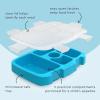 imageBentgo Kids Tray with Transparent Cover  Reusable BPAFree 5Compartment Meal Prep Container with BuiltIn Portion Control for Healthy Meals At Home ampamp On the Go Confetti Edition  Abyss BlueConfetti Edition  Abyss Blue