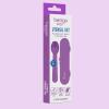 imageBentgo Kids Utensil Set  Reusable Plastic Fork Spoon ampamp Storage Case  BPAFree Materials EasyGrip Handles Dishwasher Safe  Ideal for School Lunch Travel ampamp Outdoors BluePurple