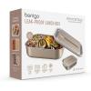 imageBentgo MicroSteel LeakProof Lunch Box  MicrowaveSafe OvenSafe BentoStyle Container with Removable Divider Airtight Lid Sustainable Design Odor ampamp Stain Resistant AquaGold