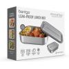 imageBentgo MicroSteel LeakProof Lunch Box  MicrowaveSafe OvenSafe BentoStyle Container with Removable Divider Airtight Lid Sustainable Design Odor ampamp Stain Resistant AquaStainless Steel