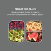 imageBentgo MicroSteel LeakProof Lunch Box  MicrowaveSafe OvenSafe BentoStyle Container with Removable Divider Airtight Lid Sustainable Design Odor ampamp Stain Resistant AquaStainless Steel