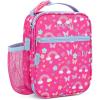 imageBentgo Kids Insulated Lunch Tote  WaterResistant Reusable Lightweight ampamp Durable Lunch Bag with Water Bottle Holder ampamp Mesh Pocket Fits Lunch Box ampamp Water Bottle  Ideal for Ages 3 RainbowRainbow