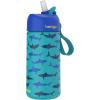 imageBentgo Kids Stainless Steel Insulated Water Bottle  LeakProof Keeps Cool for 12 Hours Durable BPAFree Dishwasher Safe 14 oz Cup for Ages 3 for SchoolSportsDaycare Rainbows ampamp ButterfliesSharks
