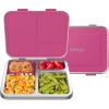 imageBentgo Kids Stainless Steel LeakResistant Lunch Box  3Compartments with Bonus Silicone Container Durable EcoFriendly Dishwasher Safe BPAFree Ideal for School Ages 3 FuchsiaFuchsia