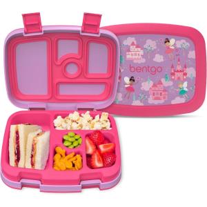imageBentgo Kids 5Compartment LeakProof BentoStyle Lunch Box Whimsy ampamp Wonder Collection  Ideal for Ages 37 DropProof ampamp Durable Dishwasher Safe ampamp PFAS ampamp BPAFree Materials WavyFairies