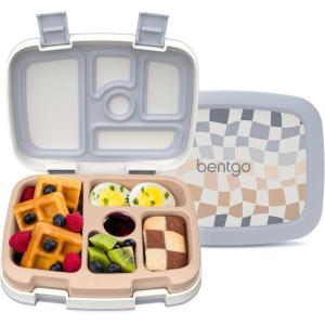 imageBentgo Kids 5Compartment LeakProof BentoStyle Lunch Box Whimsy ampamp Wonder Collection  Ideal for Ages 37 DropProof ampamp Durable Dishwasher Safe ampamp PFAS ampamp BPAFree Materials WavyChecker Gradient