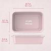 imageBentgo 20Piece Lightweight Durable Reusable BPAFree 1Compartment Containers  Microwave Freezer Dishwasher Safe  WhiteBlush Pink