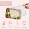 imageBentgo 20Piece Lightweight Durable Reusable BPAFree 1Compartment Containers  Microwave Freezer Dishwasher Safe  WhitePeony Glitter