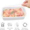 imageBentgo 20Piece Lightweight Durable Reusable BPAFree 1Compartment Containers  Microwave Freezer Dishwasher Safe  WhiteWhite