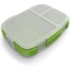 imageBentgo Fresh Tray Green with Transparent Cover  Reusable BPAFree 4Compartment Meal Prep Container with BuiltIn Portion Control for Healthy AtHome Meals and OntheGo LunchesGreen