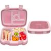 imageBentgo Kids 5Compartment Lunch Box  Glitter Design for School Ideal for Ages 37 LeakProof DropProof Dishwasher Safe ampamp Made with PFAS ampamp BPAFree Materials Glitter Edition  Petal PinkGlitter Edition  Petal Pink