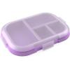 imageBentgo Kids Chill Tray with Transparent Cover  Reusable BPAFree 4Compartment Meal Prep Container with BuiltIn Portion Control for Healthy OntheGo Lunches Confetti Edition Vivid OrchidVivid Orchid Speckle
