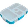 imageBentgo Kids Tray with Transparent Cover  Reusable BPAFree 5Compartment Meal Prep Container with BuiltIn Portion Control for Healthy Meals At Home ampamp On the Go Confetti Edition  Abyss BlueConfetti Edition  Abyss Blue