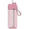 imageBentgo Kids Water Bottle  LeakProof Durable Tritan BPAFree 15 oz Cup for KidsToddlers Ages 3 Safe Sip Spout Carrying Handle ampamp Dishwasher Safe for School Glitter Edition  Petal Pink