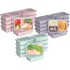 imageBentgo Prep 60Piece Meal Prep Kit  Reusable PFAS ampamp BPAFree Food Containers 1Compartment 2Compartment ampamp 3Compartments  Microwave Freezer ampamp Dishwasher Safe Gleam MetallicsFloral Pastels