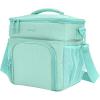 imageBentgo Prep Deluxe Insulated Multimeal Bag  Lunch Box Bag Holds 5 Meals Premium Insulation up to 8 Hrs Durable WaterResistant  Large Capacity For Adult Meal Prep White MarbleCoastal Aqua
