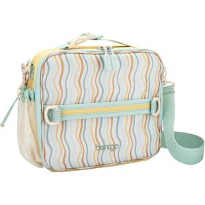 imageBentgo Kids Lunch Bag Whimsy ampamp Wonder Collection  Durable DoubleInsulated Lunch Bag for Kids 3 Holds Lunch BoxWater BottleSnacks WaterResistant Fabric ampamp Zip Pockets Starry SprinkleWavy