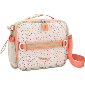 imageBentgo Kids Lunch Bag Whimsy ampamp Wonder Collection  Durable DoubleInsulated Lunch Bag for Kids 3 Holds Lunch BoxWater BottleSnacks WaterResistant Fabric ampamp Zip Pockets Starry SprinkleGeo Speckle