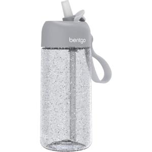 imageBentgo Kids Water Bottle  LeakProof Durable Tritan BPAFree 15 oz Cup for KidsToddlers Ages 3 Safe Sip Spout Carrying Handle ampamp Dishwasher Safe for School Glitter Edition  Silver