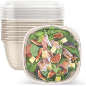 imageBentgo Prep  1Compartment Bowls with Custom Fit Lids  Reusable Microwaveable Durable PFAS ampamp BPAFree Freezer and Dishwasher Safe Meal Prep Food Storage  10 Bowls ampamp 10 Lids Sage Leaf GlitterTan Stone