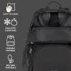 imageBentgo 2in1 Adult Backpack ampamp Insulated Lunch Bag  Lightweight WaterResistant Travel Backpack with 9 Compartments Laptop Sleeve ampamp Trolley Sleeve for Work ampamp Everyday Use Deep TealObsidian Charcoal