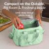 imageBentgo Insulated Lunch Bag  ExtraLarge Capacity Adult Lunch Bag with Shoulder Strap and External Storage Compartment Durable Lightweight Ideal for Work School and Meals On the GoClay Green