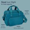 imageBentgo Insulated Lunch Bag  ExtraLarge Capacity Adult Lunch Bag with Shoulder Strap and External Storage Compartment Durable Lightweight Ideal for Work School and Meals On the GoDeep Teal