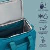 imageBentgo Insulated Lunch Bag  ExtraLarge Capacity Adult Lunch Bag with Shoulder Strap and External Storage Compartment Durable Lightweight Ideal for Work School and Meals On the GoDeep Teal