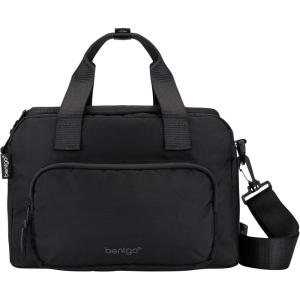 imageBentgo Insulated Lunch Bag  ExtraLarge Capacity Adult Lunch Bag with Shoulder Strap and External Storage Compartment Durable Lightweight Ideal for Work School and Meals On the GoObsidian