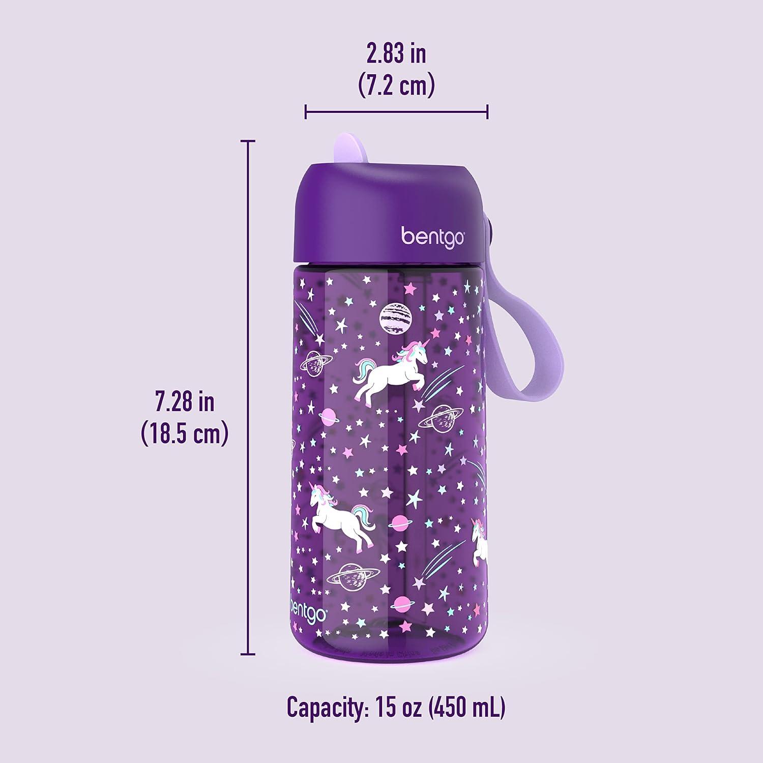 imageBentgo Kids Prints Lunch Box Kids Water Bottle  New ampamp Improved 2023 Unicorn