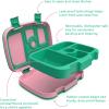 imageBentgo Kids Prints 5Compartment BentoStyle Kids Lunch Box Set with Reusable Plastic Utensils Tropical