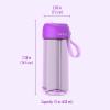 imageBentgo Kids Water Bottle  New ampamp Improved 2023 Set With 2Pack of Water Bottle Replacement Straws Purple