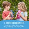 imageBentgo Kids Water Bottle  New ampamp Improved 2023 Set With 2Pack of Water Bottle Replacement Straws Unicorn
