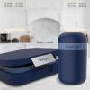 imageBentgo Modern BentoStyle Lunch Box Set With Reusable Snack Cup Navy