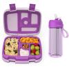 imageBentgo Kids Lunch Box Water Bottle  New ampamp Improved 2023 Purple