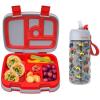 imageBentgo Kids Prints Lunch Box Kids Water Bottle  New ampamp Improved 2023 Trucks