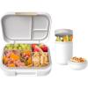 imageBentgo Modern BentoStyle Lunch Box Set With Reusable Snack Cup White
