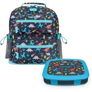 imageBentgo Kids 14 Backpack Set With Kids Prints Lunch Box Dinosaur