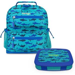 imageBentgo Kids 14 Backpack Set With Kids Prints Lunch Box Shark