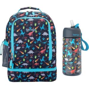 imageBentgo Kids 2in1 Backpack ampamp Insulated Lunch Bag Set Water Bottle  New ampamp Improved 2023 Dinosaur