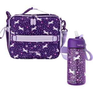 imageBentgo Kids Lunch Bag Set Water Bottle  New ampamp Improved 2023 Unicorn