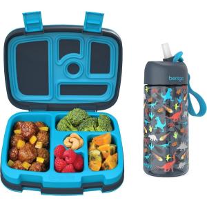imageBentgo Kids Prints Lunch Box ampamp Water Bottle Dinosaur
