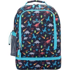 imageBentgo Kids 2in1 Backpack ampamp Insulated Lunch Bag  Durable 16 Backpack ampamp Lunch Container in Unique Prints for School ampamp Travel  Water Resistant Padded ampamp Large Compartments Bug BuddiesDinosaur
